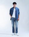 Flying Machine Freddie Slim Straight Fit Authentic Signature Jeans