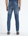 Flying Machine Slash Slim Tapered Fit Jeans