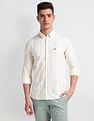 Arrow Sports vertical Stripe Oxford Shirt