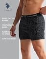 USPA Innerwear Printed Cotton OEX09 Boxers - Pack Of 2