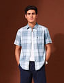 U.S. Polo Assn. Plaid Checked Pure Cotton Shirt
