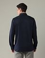 Arrow Iconic Textured Pattern Manhattan Slim Fit Shirt