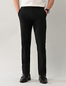 Arrow Mid Rise Solid Polyester Trousers