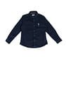 U.S. Polo Assn. Kids Boys Textured Regular Fit Shirt