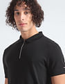 Tommy Hilfiger Interlock Slim Zipper Polo Shirt