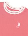 U.S. Polo Assn. Women Crew Neck Solid Sweatshirt