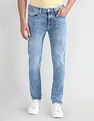 Flying Machine Mid Rise Freddie Slim Straight Fit Jeans