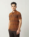 Arrow Sport Horizontal Striped Dynamax Polo Shirt