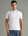 Tommy Hilfiger Solid Regular Fit Cotton Polo T-Shirt