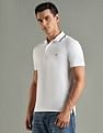 Tommy Hilfiger Solid Regular Fit Cotton Polo T-Shirt