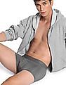 Calvin Klein Underwear Men Grey Mid Rise Solid Trunks