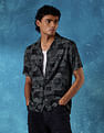 Flying Machine Geometric Print Regular Fit Shirt