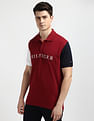 Tommy Hilfiger Colour Block Embroidered Polo Shirt