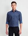 Arrow Dobby Geometric Printed Shirt
