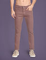Flying Machine Slash Slim Tapered Clean Look Coloured Jeans