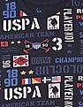 U.S. Polo Assn. Kids Crew Neck Brand Print T-Shirt