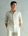 Arrow Newyork Slim Fit Smart Printed Shirt