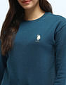 U.S. Polo Assn. Women Hd Print Regular Fit Sweatshirt