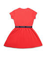 U.S. Polo Assn. Kids Girls Solid Fit And Flare Dress