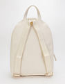 Tommy Hilfiger Striped Beige Pu Backpack