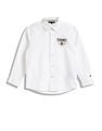 Tommy Hilfiger Kids Boys Logo Regular-Fit Cotton Shirt