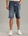 Tommy Hilfiger Relaxed-Fit Solid Mid Rise Shorts