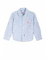 U.S. Polo Assn. Kids Boys Abstract Print Dobby Shirt