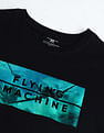 Flying Machine Crew Neck Brand Print T-Shirt