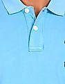 U.S. Polo Assn. Ribbed Collar Cotton Pique Polo Shirt