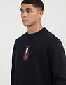 Tommy Hilfiger Vertical Flag Cotton Sweatshirt
