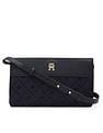 Tommy Hilfiger Logo Blue Pu Sling Bag