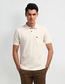 Arrow Sport Horizontal Stripe Cotton Polo Shirt
