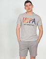 U.S. Polo Assn. Denim Co. Cotton Brand Print T-Shirt