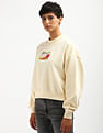 Calvin Klein Illuminated Box Logo Crew Neck Sweatshirt