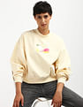Calvin Klein Illuminated Box Logo Crew Neck Sweatshirt