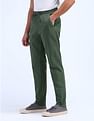 Flying Machine Relaxed Tapered Fit Mid Rise Trousers