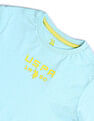 U.S. Polo Assn. Kids Boys Solid Regular Fit T-Shirt