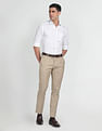 Arrow Self Design Manhattan Slim Fit Shirt