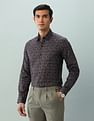 Arrow Slim Fit Dobby Printed Shirt