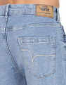 Flying Machine Slash Slim Tapered Fit Jeans