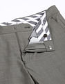 Tommy Hilfiger Regular-Fit Self-Design Mid-Rise Trouser