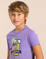 U.S. Polo Assn. Kids Boys Graphic Printed Regular Fit T-Shirt