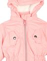 U.S. Polo Assn. Kids Hooded Solid Quilted Jacket