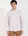 Tommy Hilfiger Striped Regular-Fit Linen Shirt