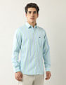 Arrow Sport Vertical Striped Pattern Air Soft Shirt
