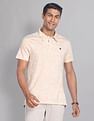 AD by Arvind Floral Print COOL-IT Real Deal Polo Shirt