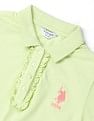 U.S. Polo Assn. Kids Girls Cinched Waist Polo Dress