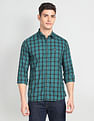 Arrow Sports Dupplin Check Manhattan Slim Fit Shirt