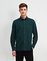 Arrow Sport Lightweight Corduroy Solid Pattern Shirt