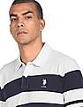 U.S. Polo Assn. Pique Striped Polo Shirt